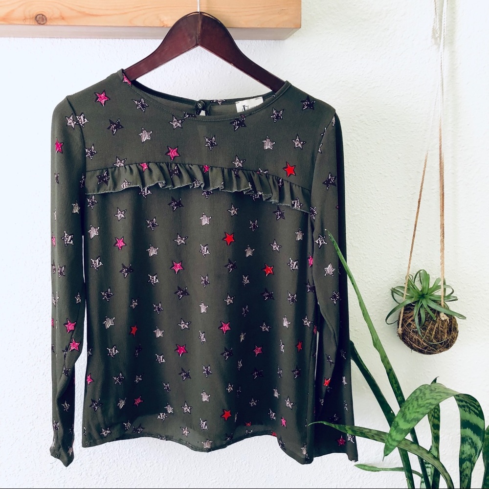 Johanna Paris green Star Top